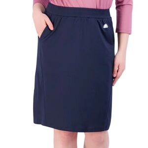 Snoga  Navy Knee-Length travel skirt
